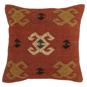 Capa de Almofada Kilim Indiana Artesanal Estilo Boho Étnico