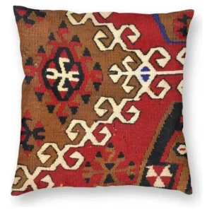 Capa de Almofada Kilim Estilo Carpete Persa Boho – Cor 1