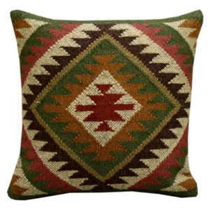 Capa De Almofada Kilim Índia Boho Geométrica