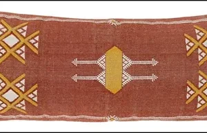 Capa De Almofada Kilim Lombar Artesanal Indiana
