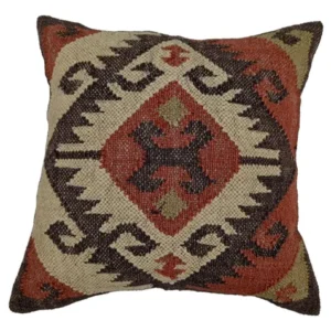 Capa De Almofada Kilim Tecida À Mão Estilo Boho
