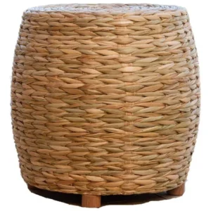 Puff Artesanal Em Fibra De Taboa