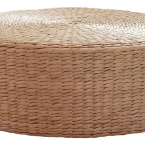 Puff Em Taboa Feito À Mão Para Decoração Boho
