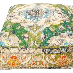 Capa de Almofada Otomana Marroquina Mandala