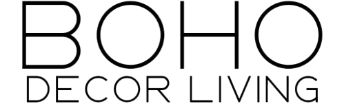 logo do site escrito Boho Decor Living